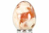 Colorful Carnelian Agate Egg - Madagascar #98553-1